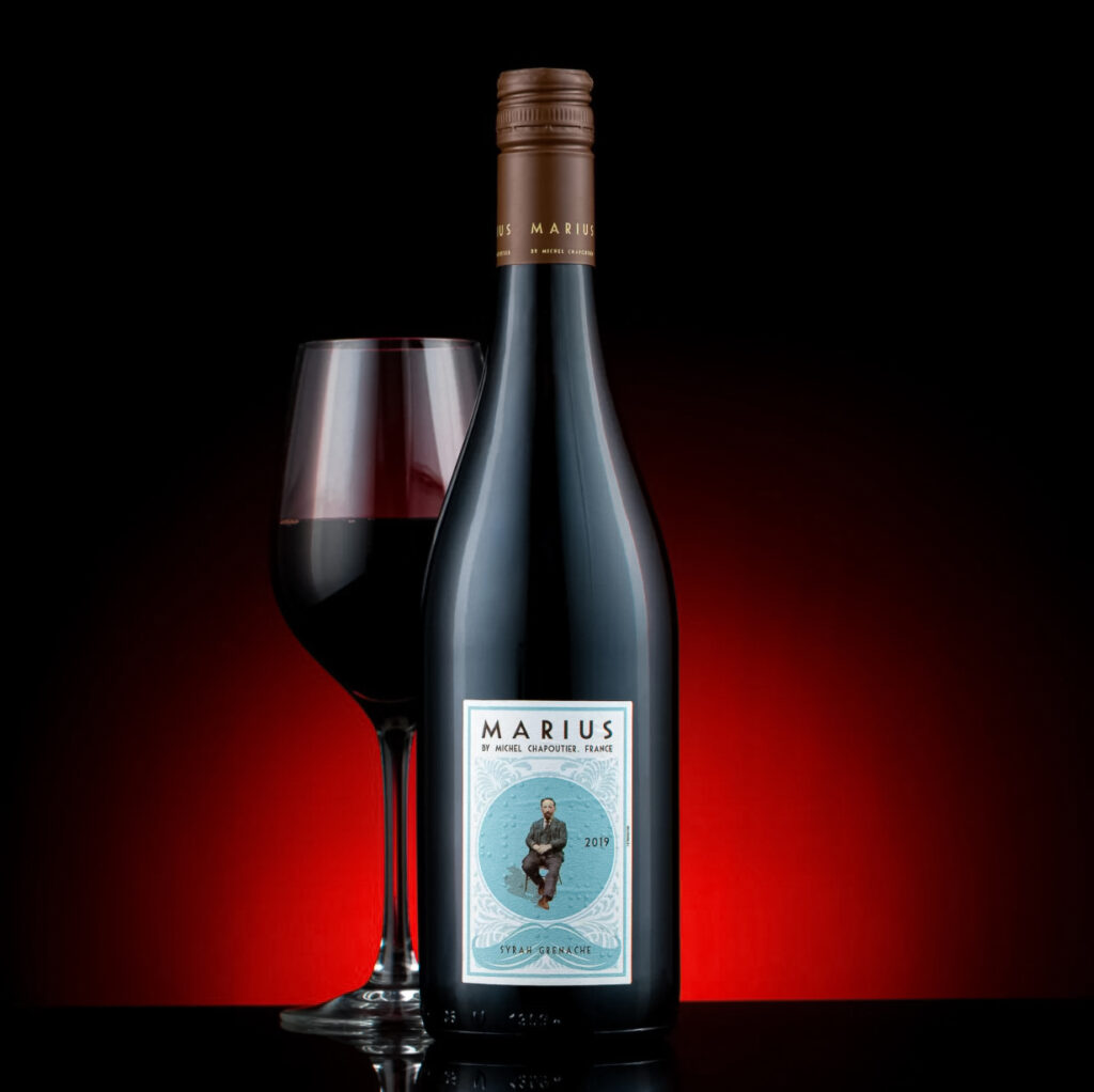 wine bottle studio product photography by exposure siem reap photography