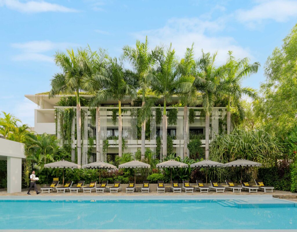 Pool at Viroths Hotel by Siem Reap Hotel Photographer