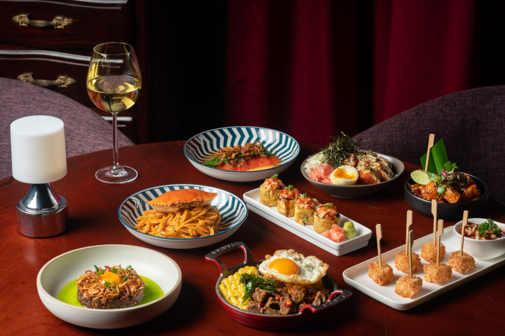 hotel restaurant food photography siem reap plated dishes and cocktails cambodia