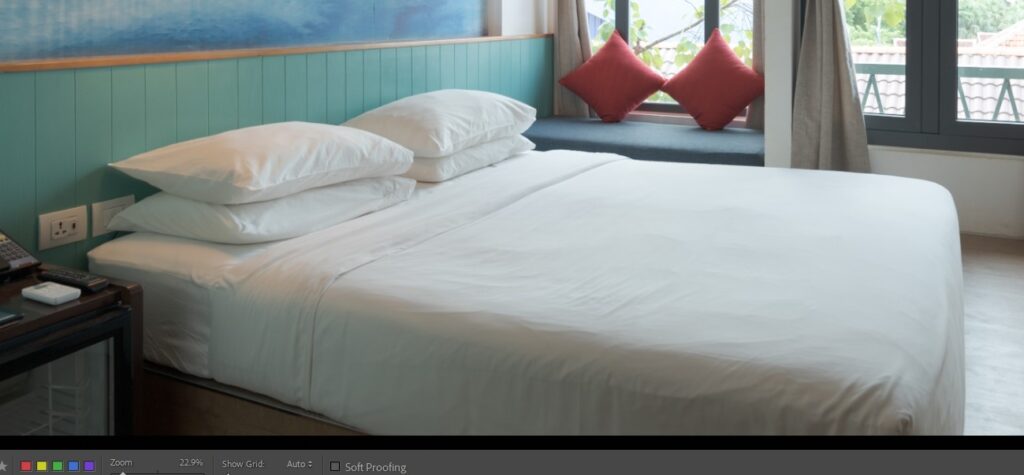 very badly prepared bed