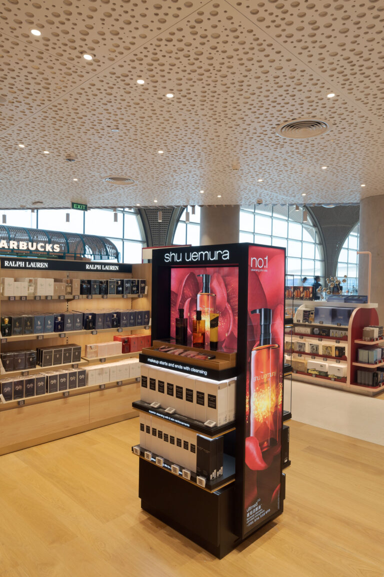 Phnom Penh photographer airport retail photography Lancôme display KTI Phnom Penh