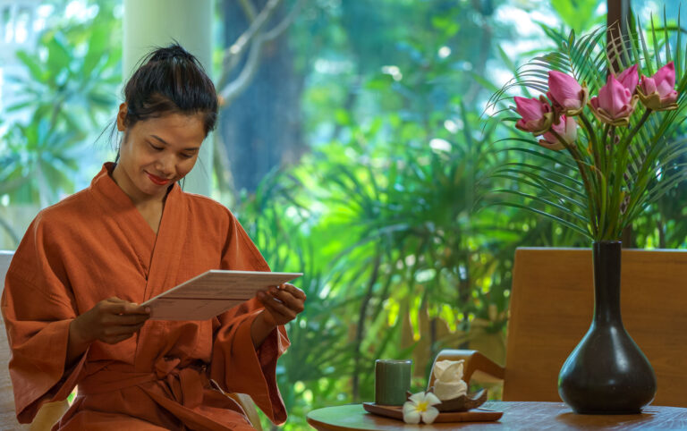 spa lifestyle photography Cambodia model wellness experience luxury hotel
