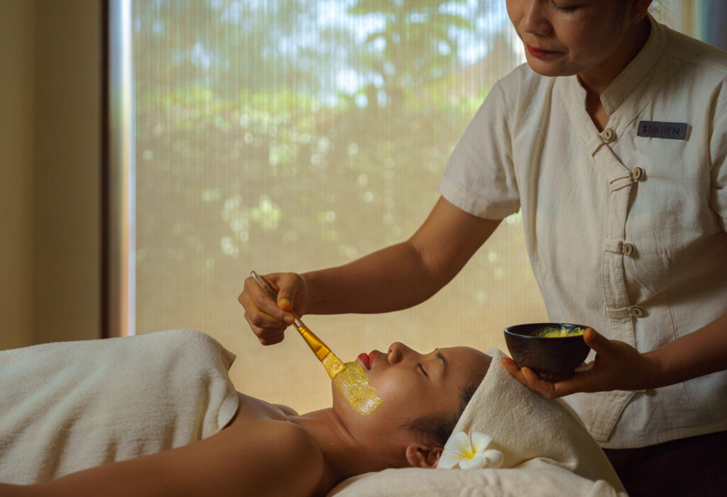 spa lifestyle photography Cambodia model wellness experience luxury hotel