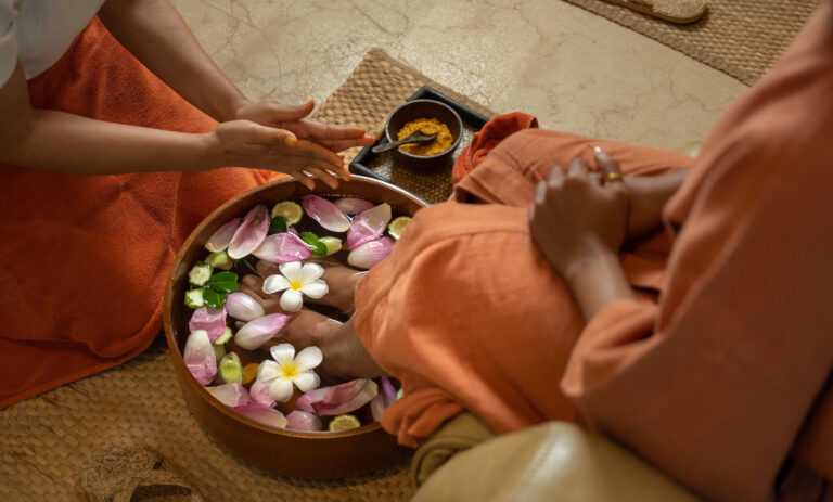 spa lifestyle photography Cambodia model wellness experience luxury hotel
