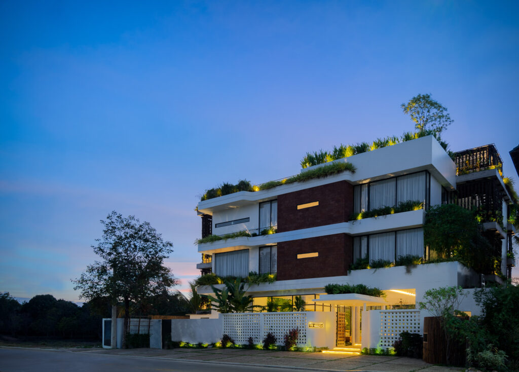 Luxury hotel photography of a private villa in siem reap by exposure photography