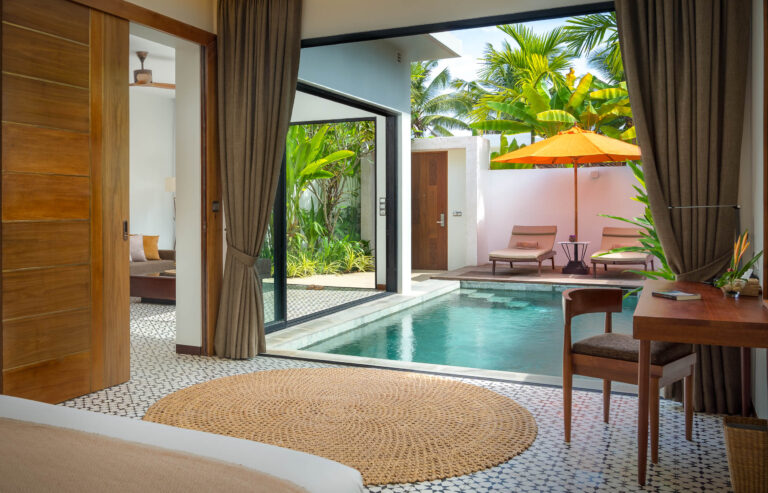 Luxury hotel photography of a private villa in siem reap by exposure photography