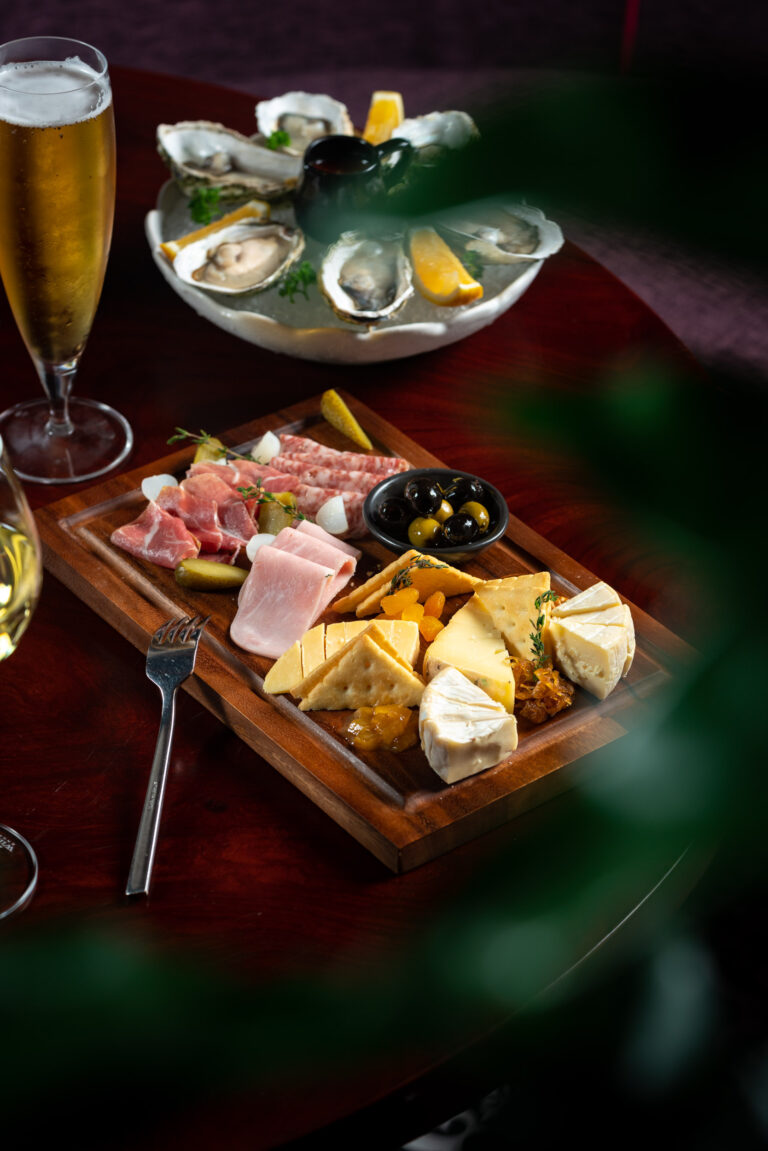 restaurant photography Cambodia charcuterie board cheese platter food and drink