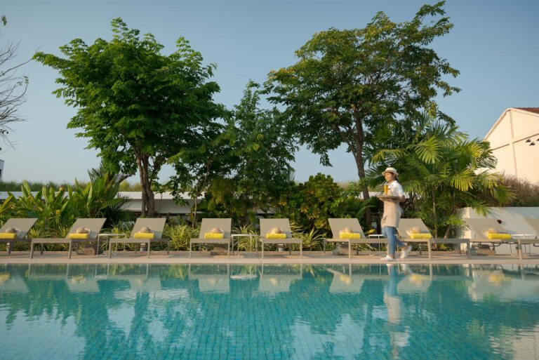 Hotel pool photography at Aviary Boutique Hotel Siem Reap