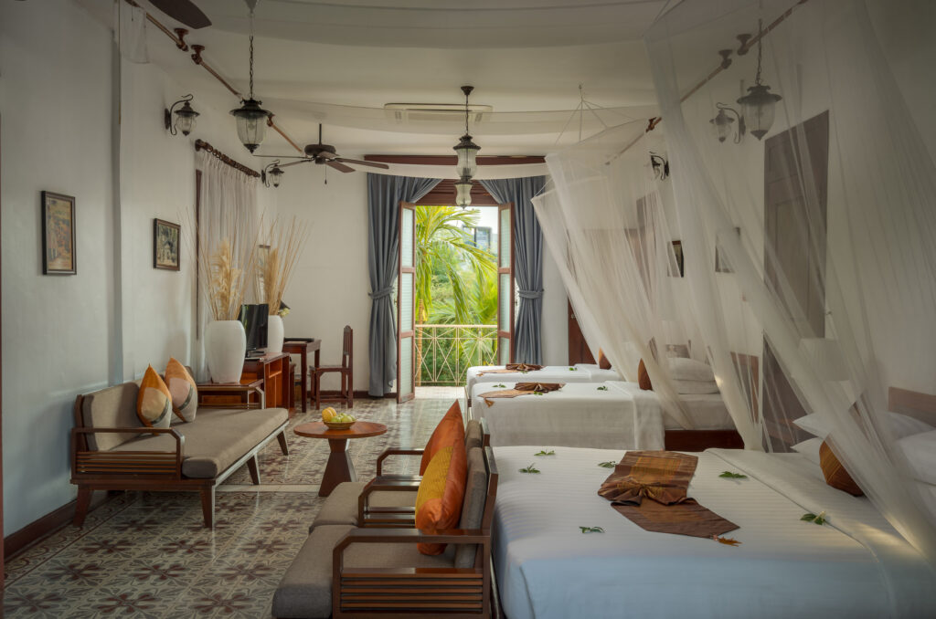 governer's suite at la riviere dangkor boutique hotel in siem reap, cambodia