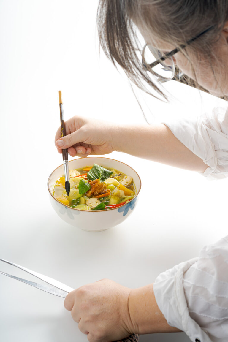 Food stylist on a Food Photoshoot (3 of 3)