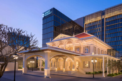 Hyatt Regency, Phnom Penh Luxury Hotel Photography of Exterior of Hyatt Regency, Phnom Penh, by Exposure Photography Cambodia
