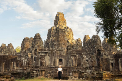 Photoshoot at Bayon temple, Siem Reap, Cambodia
