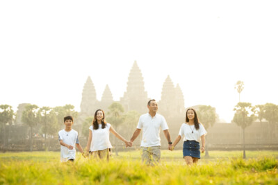 Family Photography at Angkor Wat