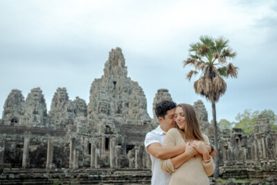 Proposal Photography at Bayon temple, Siem Reap