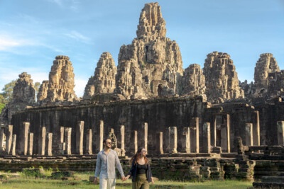 Family Photoshoot at Bayon Temple, Siem Reap