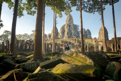 Family Photoshoot at Bayon Temple, Siem Reap