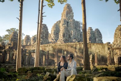 Family Photoshoot at Bayon Temple, Siem Reap