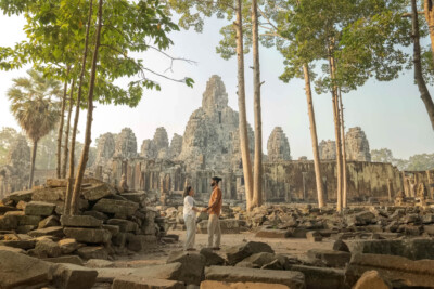 Proposal photoshoot at Bayon temple